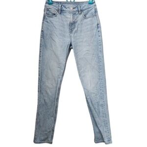 American Eagle Outfitters Womens Regular Jeans Light Wash Denim Size 0 F18